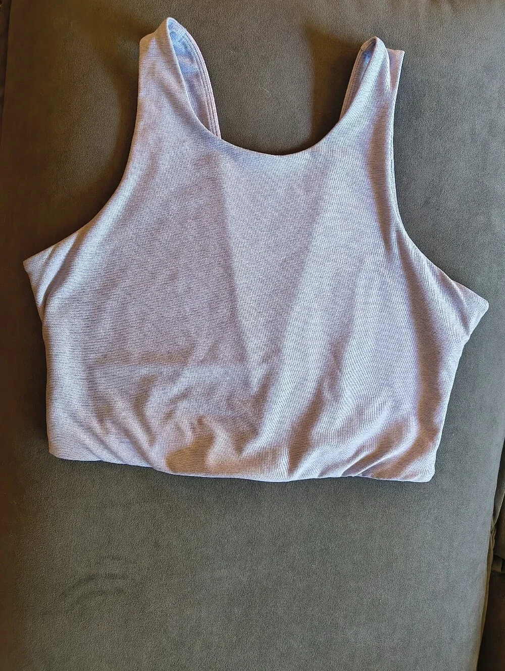 Venus Outdoor Voices Colorblock Athletic Crop Top in Pastel Blue, Lilac & Pink - Picture 3 of 4